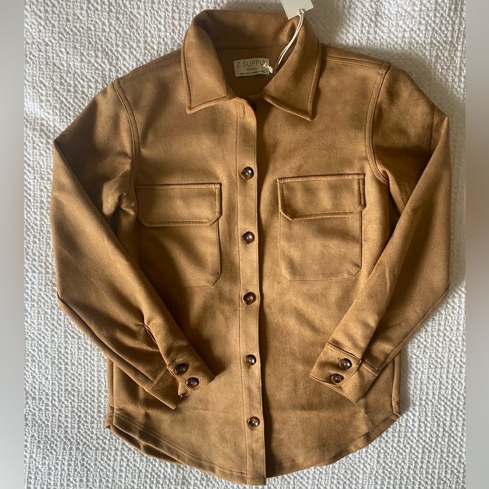 Z Supply Camel Shacket- New with Tags!